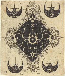 Floral Pattern Illustration Prints: Ornament. Creator: Master AD