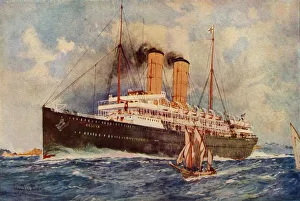 British Shipping Industry Prints: The Orsova (Orient Line), c1930. Creator: Unknown