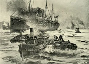 The Outbreak of the War - Transport Leaving England for the Cape, 1900. Creator The Outbreak of the War - Transport Leaving England for the Cape, 1900. Creator