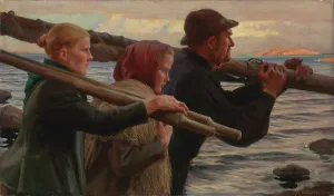 Albert Edelfelts Print of a Finnish Archipelago Scene