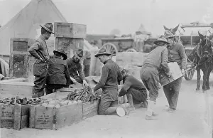 Early 20th Century American History Prints: Packing at Texas City, between c1910 and c1915. Creator: Bain News Service