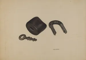 Padlock, c. 1941 Print by LeRoy Griffith
