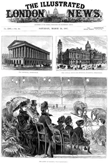 Front Page of The Illustrated London News, 1887 Front Page of The Illustrated London News, 1887
