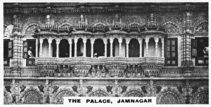 Indian Empire Architecture Prints: The palace, Jamnagar, India, c1925