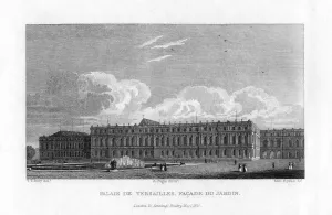 Palace of Versailles, near Paris, 1829. Artist: Byrne Palace of Versailles, near Paris, 1829. Artist: Byrne