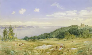 The Palisades, ca. 1870 Print by John William Hill