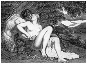 Nymphs In Art Prints: Pan and Syrinx