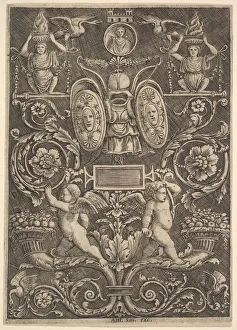 A Panel of Ornament, 1530-60 Print