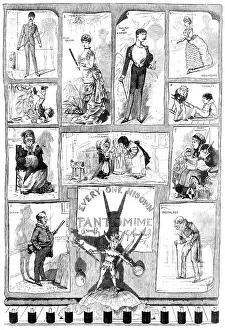 George Cruikshank Artwork Prints: Everyone His Own Pantomime, 1883. Creator: Unknown