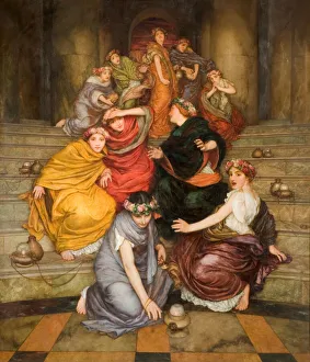 Parable Of The Wise And Foolish Virgins, 1899. Creator: William John Wainwright Parable Of The Wise And Foolish Virgins, 1899. Creator: William John Wainwright