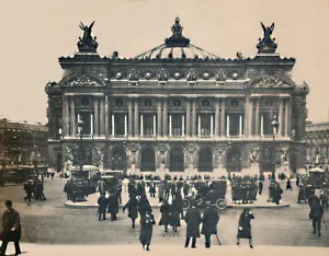 Old Paris Cityscape Images Prints: Paris. - L Opera. - LL, c1910. Creator: Unknown