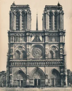 Notre Dame De Paris Images Prints: Paris. - Notre-Dame. - LL, c1910. Creator: Unknown