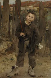Pas Meche (Nothing Doing), 1882. Artist: Bastien-Lepage, Jules (1848-1884) Pas Meche (Nothing Doing), 1882. Artist: Bastien-Lepage, Jules (1848-1884)