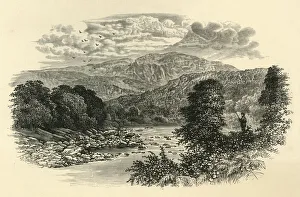 Print of the Pass of Leny landscape