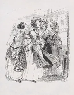 Passing Young Girls from The Complete Works of Béranger, 1836 Passing Young Girls from The Complete Works of Béranger, 1836