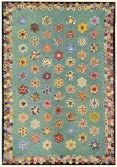 Heritage Images Print: Patchwork Quilt, 1943