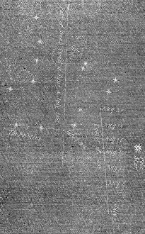 Natural Phenomena In Art Prints: Path of the comet now visible, 1862. Creator: Unknown