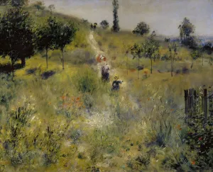 Renoir Print: Path Leading through Tall Grass, Musee d Orsay Collection