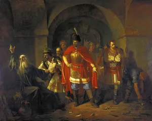 Patriarch Hermogenes refusing to bless the Poles, 1860 Patriarch Hermogenes refusing to bless the Poles, 1860
