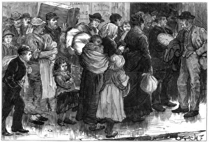 The pawn office at Merthyr-Tydfil, Wales, 1875 The pawn office at Merthyr-Tydfil, Wales, 1875