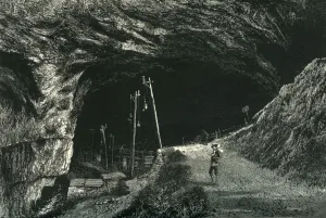 British Isles Heritage Prints: The Peak Cavern, c1870