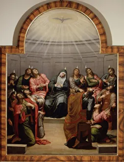 Pentecost Print by Heritage Images