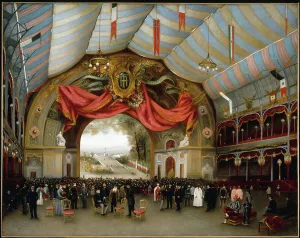 Performance of the Triumphal Ode Print, September 19, 1889