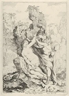 Perseus Saving Andromeda Print, 1775 by Giovanni David