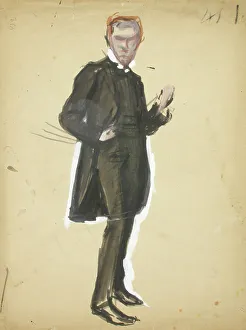 Print of a woman practicing personal hygiene, 1905