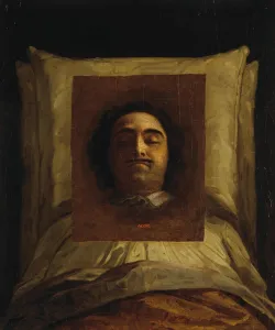 Peter I on His Deathbed Print, Oil on Canvas Reproduction