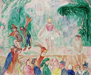 Genre Painting Styles Prints: Petit theatre, c1916. Creator: Ensor, James (1860-1949)