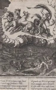 Phaeton, ca. 1514-36. Creator: Agostino Veneziano Phaeton, ca. 1514-36. Creator: Agostino Veneziano