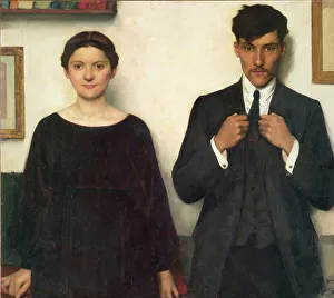 André Devambez Print: Pierre et Valentine, 1925