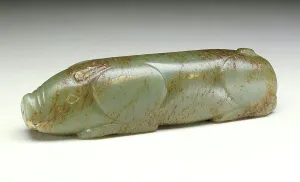 Print of a Pig in Ancient Chinese Art