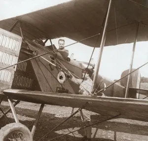 WWI Biplane Print, c1914-c1918