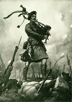 How Piper Laidlaw won the Victoria Cross on September 25, 1915, (c1920). Creator How Piper Laidlaw won the Victoria Cross on September 25, 1915, (c1920). Creator