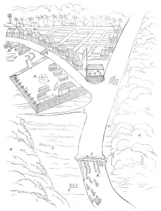 Images Dated 2021 January: Plan of Attack on Borneo Pirates, 1845 Print