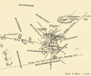 Plan of Kimberley and Environs, 1900. Creator: Unknown Plan of Kimberley and Environs, 1900. Creator: Unknown
