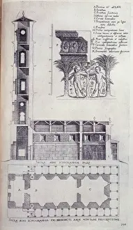Architectural Drawings Prints: Plan of the Temple of Solomon, c1569. Creator: Unknown