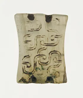 Print of Eastern Zhou Interlinked Scrolls Plaque, 7th century B.C