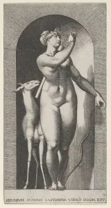 Plate 12: Diana standing in a niche, twisting to her left Plate 12: Diana standing in a niche, twisting to her left