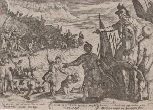 Plate 13: Gideon Choosing his Soldiers, from The Battles of the Old Testamen... ca Plate 13: Gideon Choosing his Soldiers, from The Battles of the Old Testamen... ca