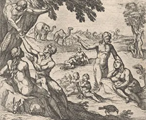 Plate 3: The Age of Gold (Aetas aurea), from Ovid's Metamorphoses, 1606 Plate 3: The Age of Gold (Aetas aurea), from Ovid's Metamorphoses, 1606