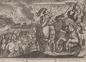 Plate 7: The Egyptians Pursuing the Israelites, from The Battles of the Old... ca Plate 7: The Egyptians Pursuing the Israelites, from The Battles of the Old... ca
