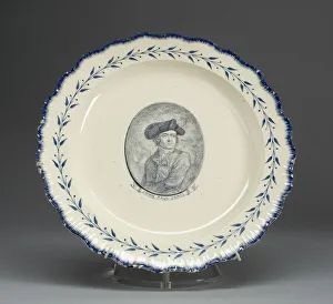 Stylised Floral Print, c. 1790, Leeds England