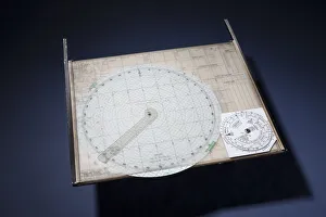 National Air And Space Museum Artifacts Prints: Plotting Board, Navy, Mark 3A, 1942. Creator: Felsenthal Instrument Co