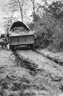 Bulawayo Collection: Ploughing through mud, Bulawayo to Dett, Southern Rhodesia, c1924-c1925 (1927)