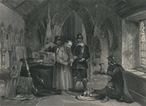 Plunder of Monasteries, 19th century. Creator: Unknown Plunder of Monasteries, 19th century. Creator: Unknown