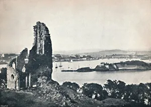 Plymouth - Drakes Island, from Mount Edgcumbe, 1895 Plymouth - Drakes Island, from Mount Edgcumbe, 1895