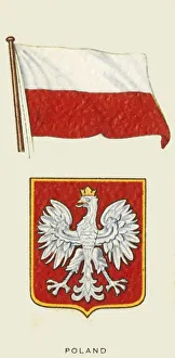 Polish Flag Prints: Poland, c1935. Creator: Unknown